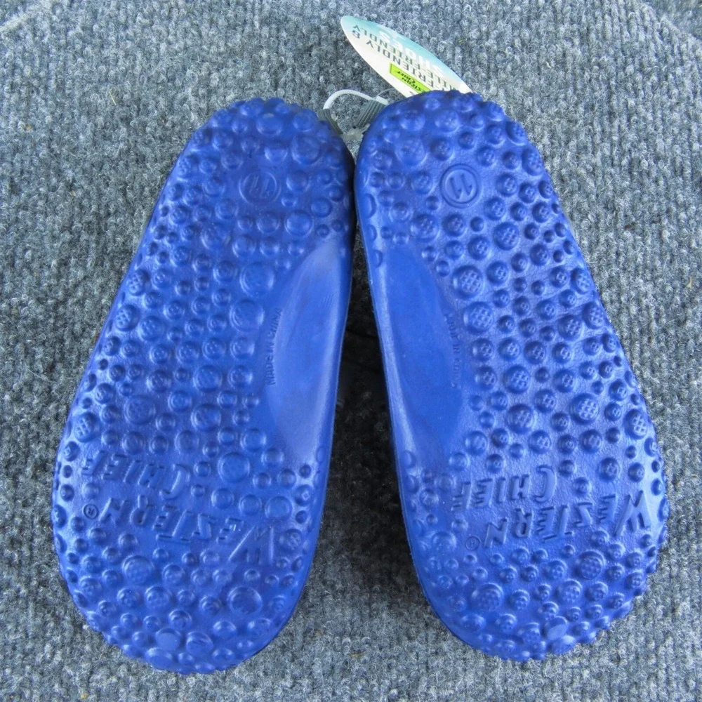 Western Chief Boys Fisherman Size T 11 Medium Shoes Blue‎ Synthetic Slip On
